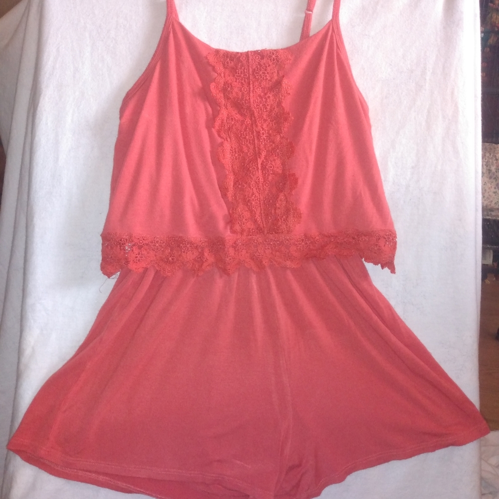 Orange Romper